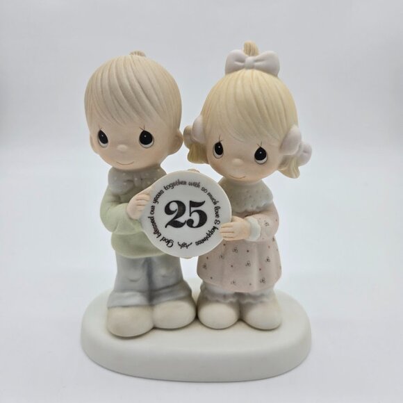 Precious Moments 1983 25th Anniversary God Blessed Our Years Together Gift - Picture 1 of 10